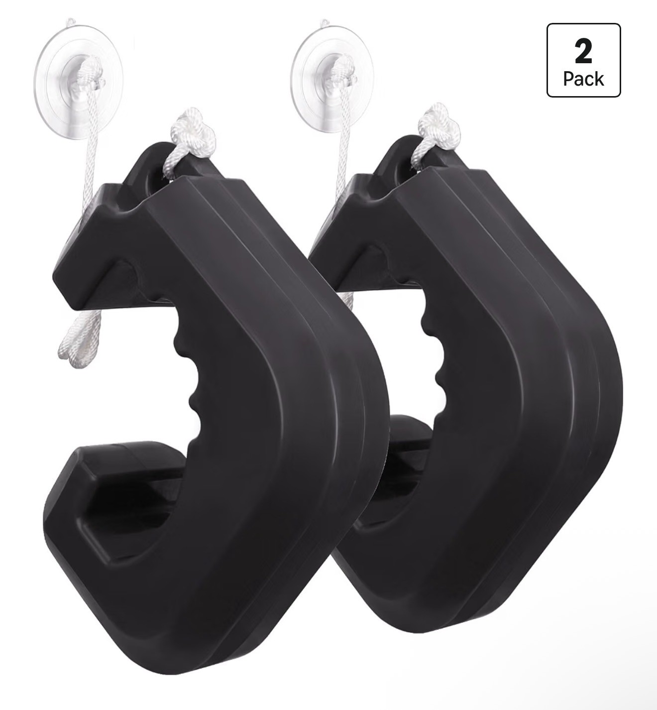 Jet Ski Docking Bumpers PWC Fenders for Yamaha WaveRunner 2 Pack Black