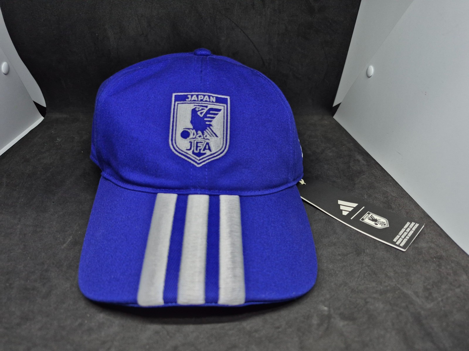 Adidas Japan JFA Soccer National Team Hat Adjustable Cap -Blue KC0743 OSFM Adidas Japan JFA Soccer National Team Hat Adjustable Cap -Blue KC0743 OSFM