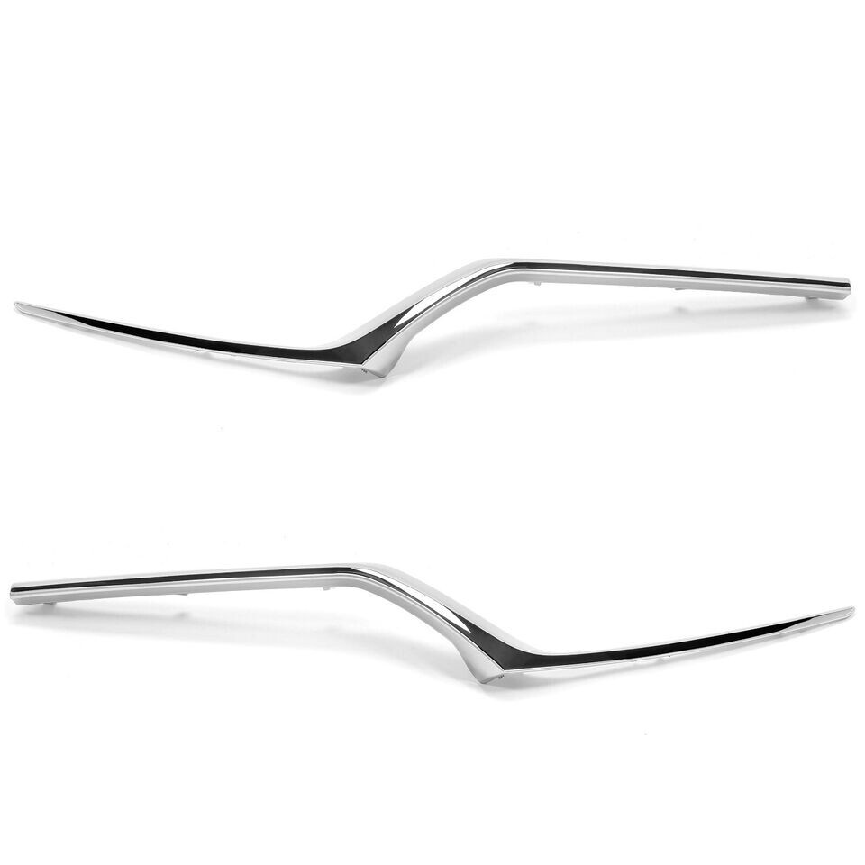 For 2017-2019 Honda CRV  Chrome Trim Grille Headlight Molding Trim Set