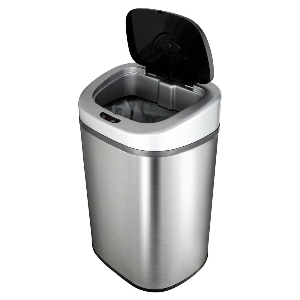 New NINESTARS 21.1-gallon Motion Sensor Stainless Steel Trashcan DZT-80-4 New NINESTARS 21.1-gallon Motion Sensor Stainless Steel Trashcan DZT-80-4