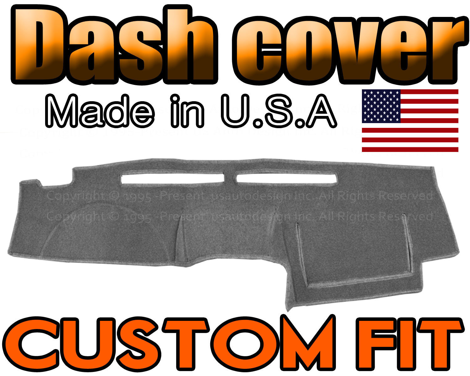 Fits 2002-2004 NISSAN  FRONTIER  DASH COVER MAT  DASHBOARD PAD  / CHARCOAL GREY