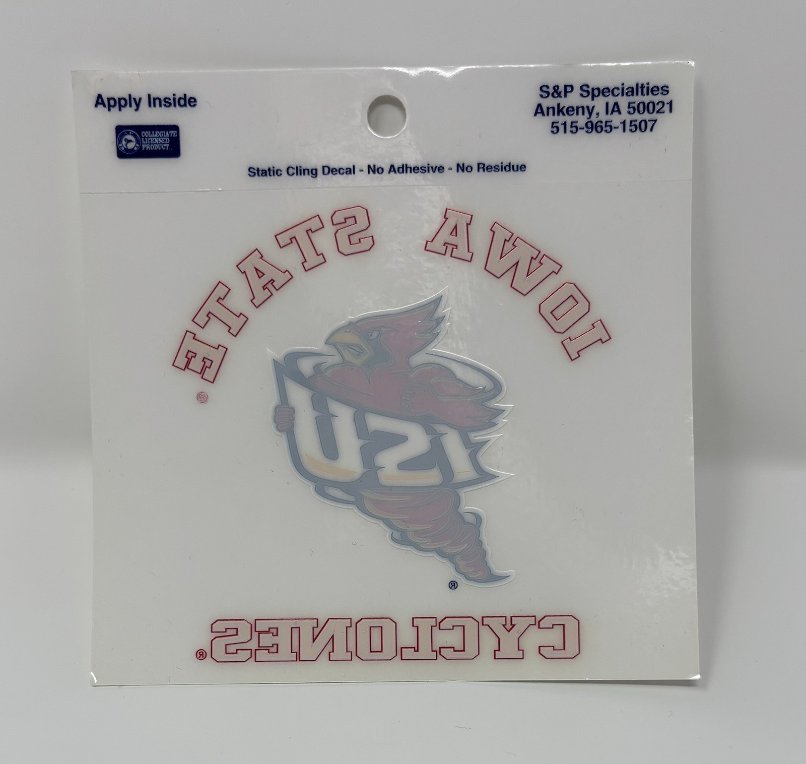 NEW Vintage Iowa State Cyclones Decal Cynado 90s Y2K