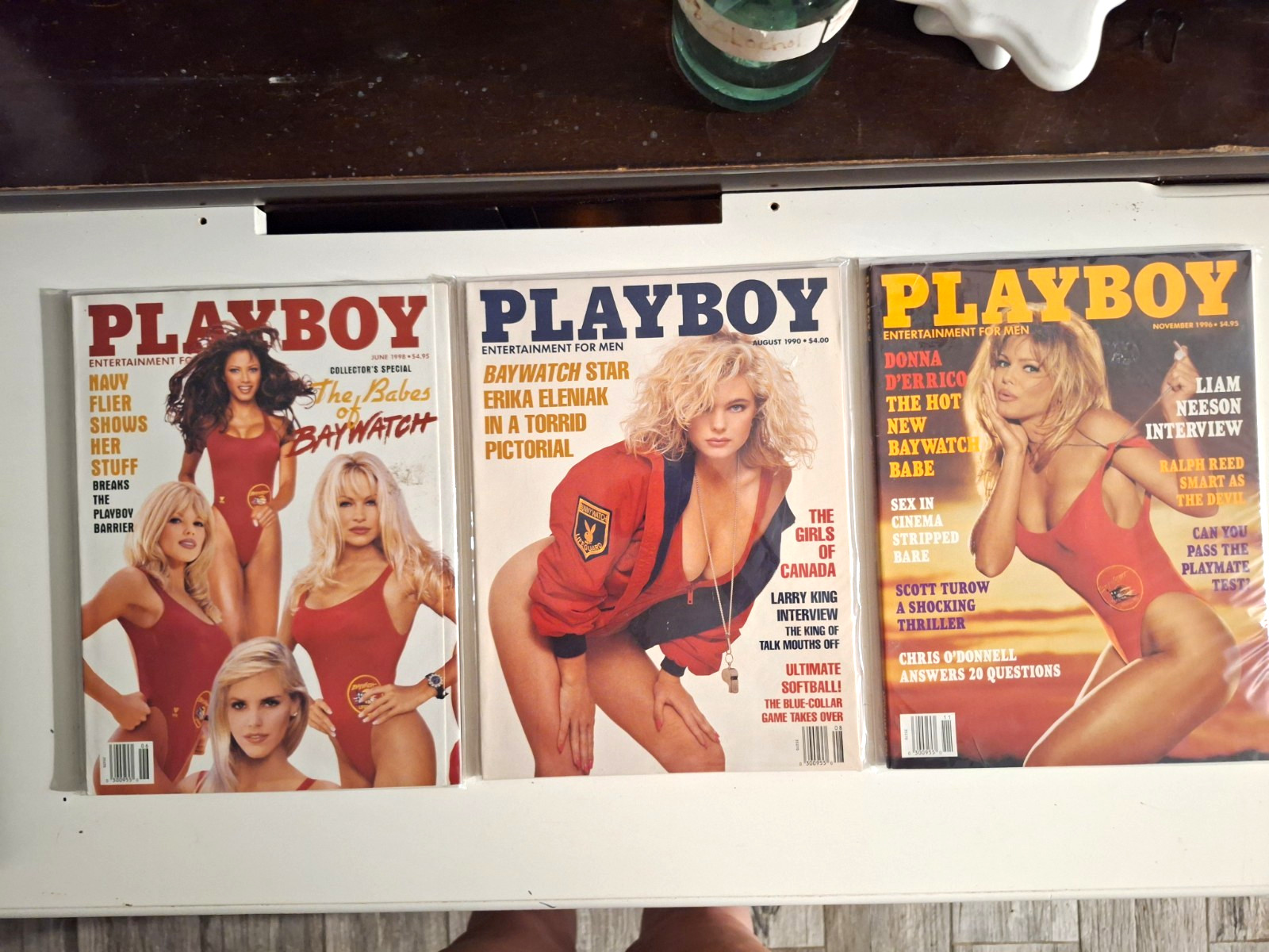 Play Boy Magazine Collection, Vintage Sealed New. Baywatch Bundle Lot Of 3. Play Boy Magazine Collection, Vintage Sealed New. Baywatch Bundle Lot Of 3.