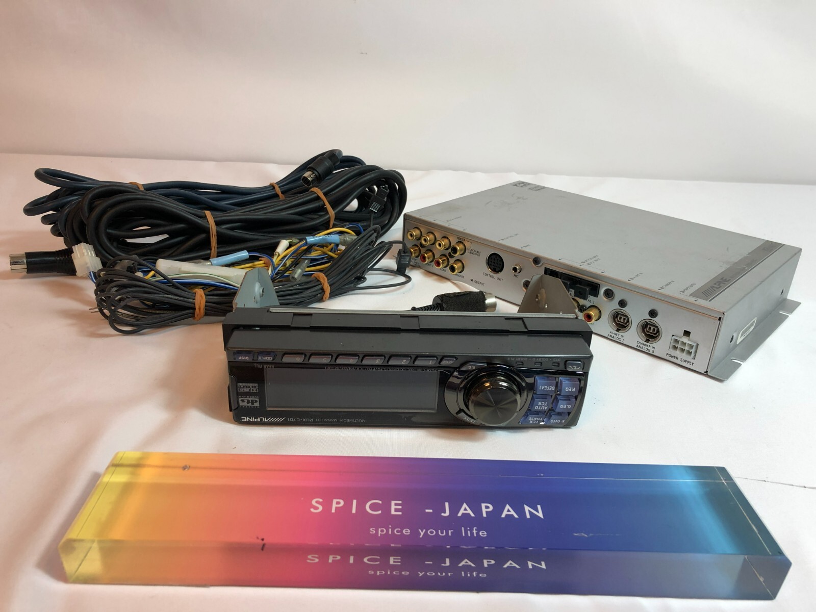 Alpine RUX-C701 PXA-H701 Set Multimedia Manager Good Condition Tested Japan
