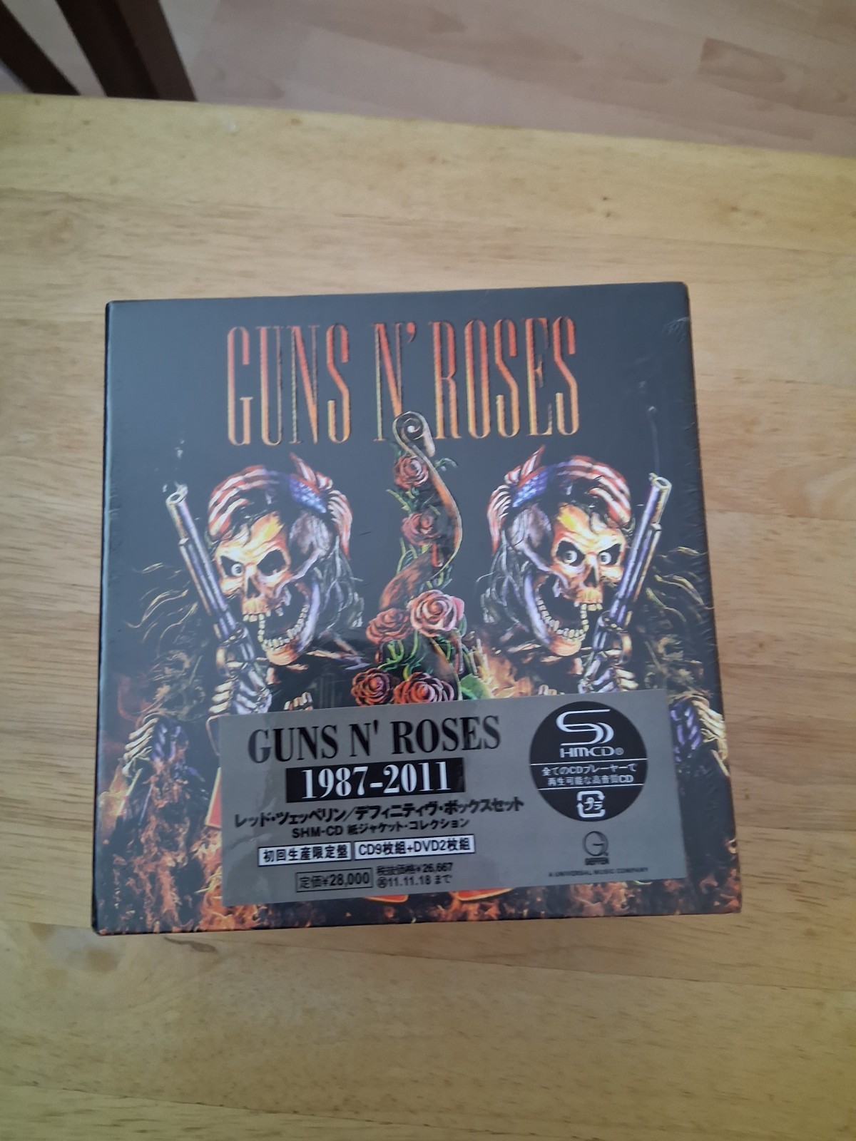 Guns N’ Roses 1987–2011 SHM-CD Japan Box Set 2012 Universal 9 Sealed CDs + DVD Guns N’ Roses 1987–2011 SHM-CD Japan Box Set 2012 Universal 9 Sealed CDs + DVD