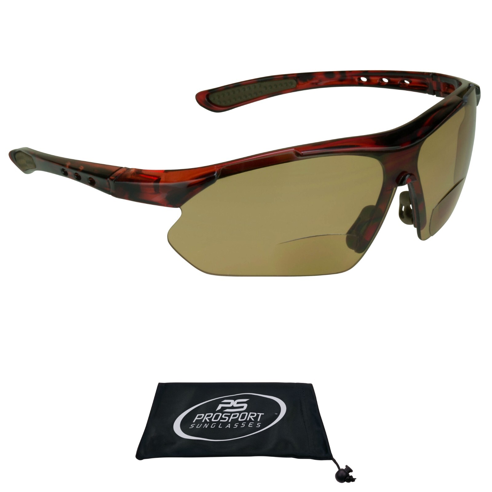Bifocal Sunglass Sport Sun Readers Golf Cycling Semi Rimless Men Women Outdoor