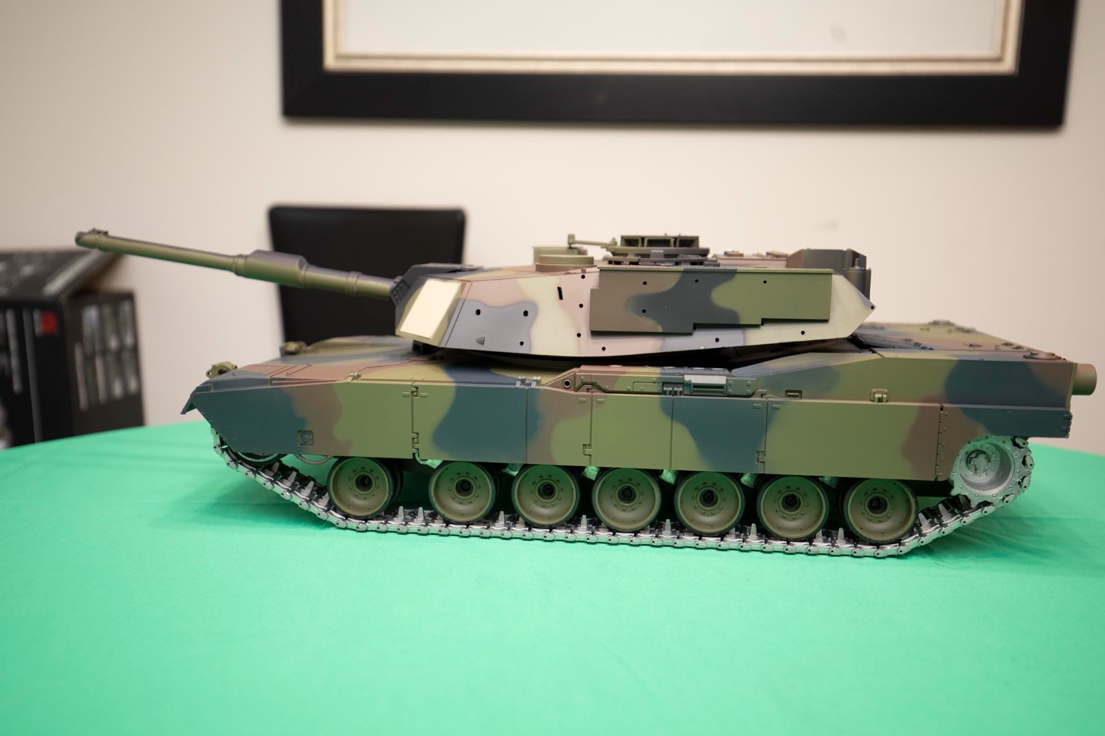 HengLong 1/16 M1A2 Tank Metal Upgraded Parts  360 Turret Rotation