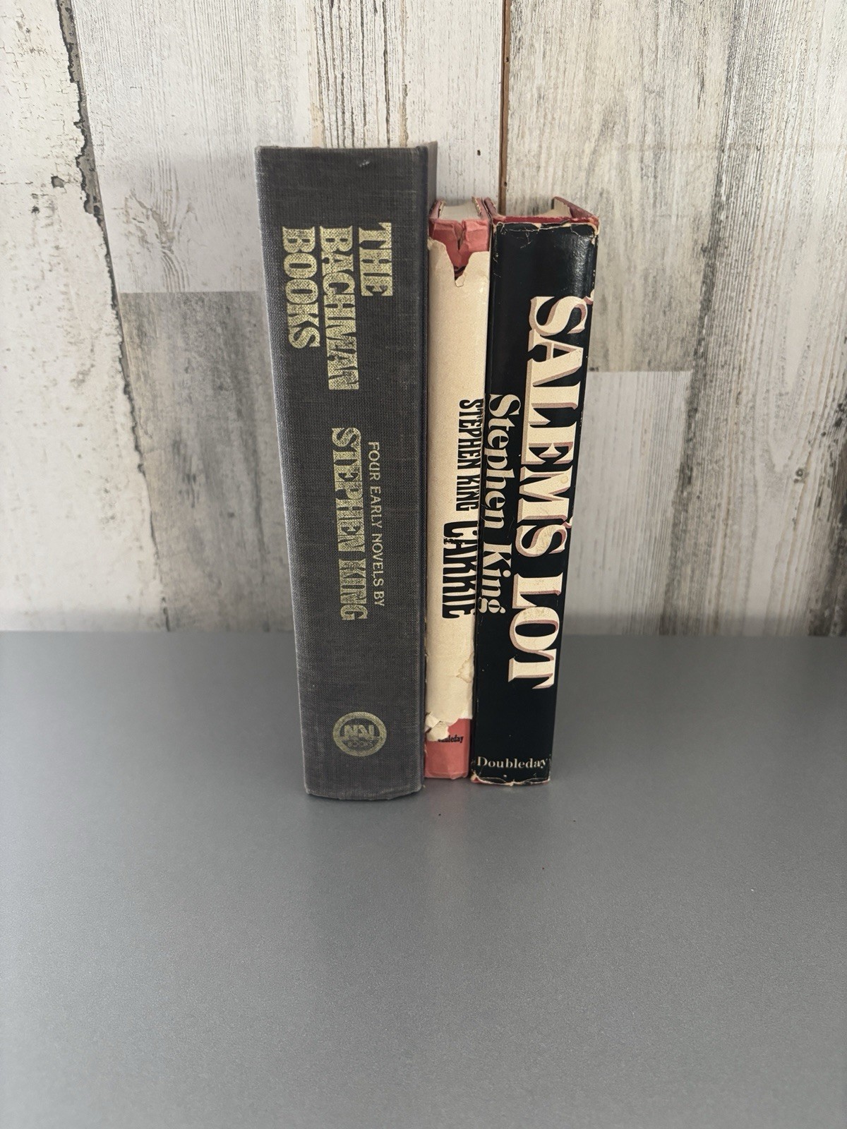 Vintage 1974 Original Stephen King Carrie Doubleday, Bachman Books, 'Salem's Lot