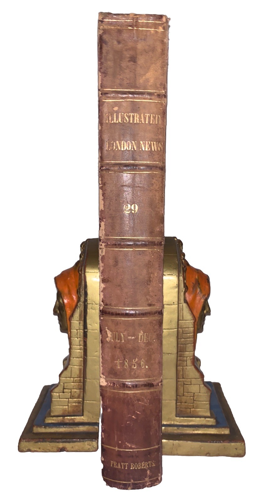1856, 1st, THE ILLUSTRATED LONDON NEWS, VOL 29 JULY-DEC, 1856, w COLOR PLATES