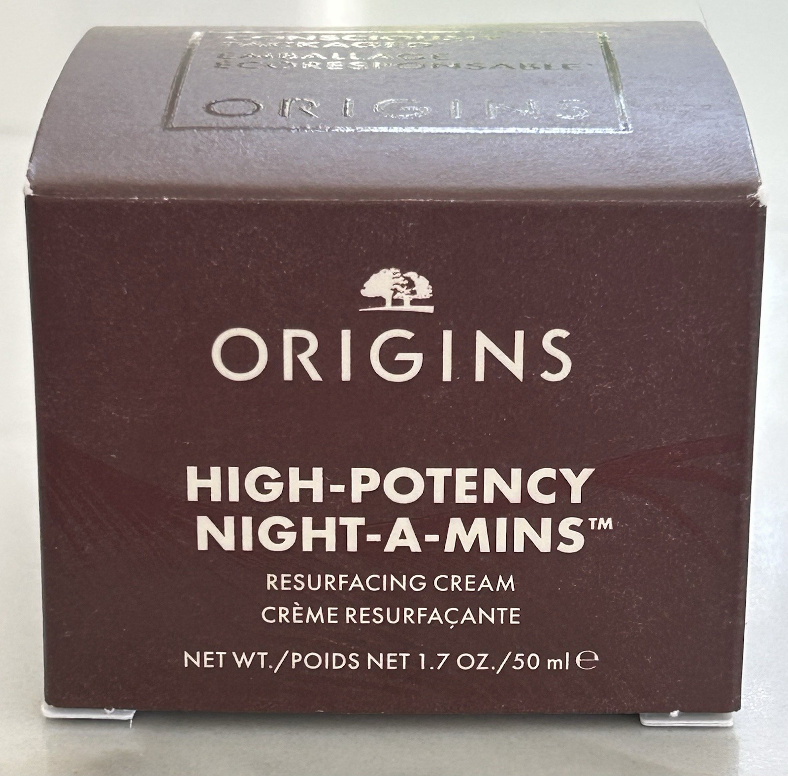 ORIGINS High Potency Night-A-Mins Resurfacing Cream 1.7oz 50ml New in Box