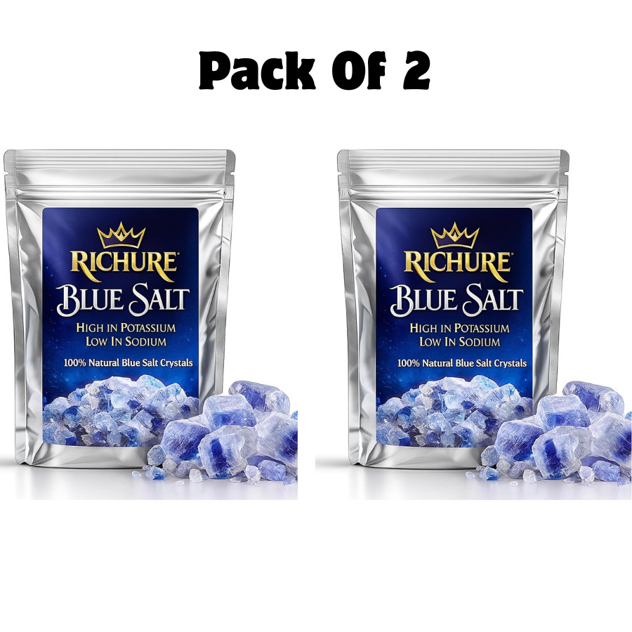 Ancient Blue Salt – Rare Mineral Treasure | High Potassium, Low Sodium, Pure & U