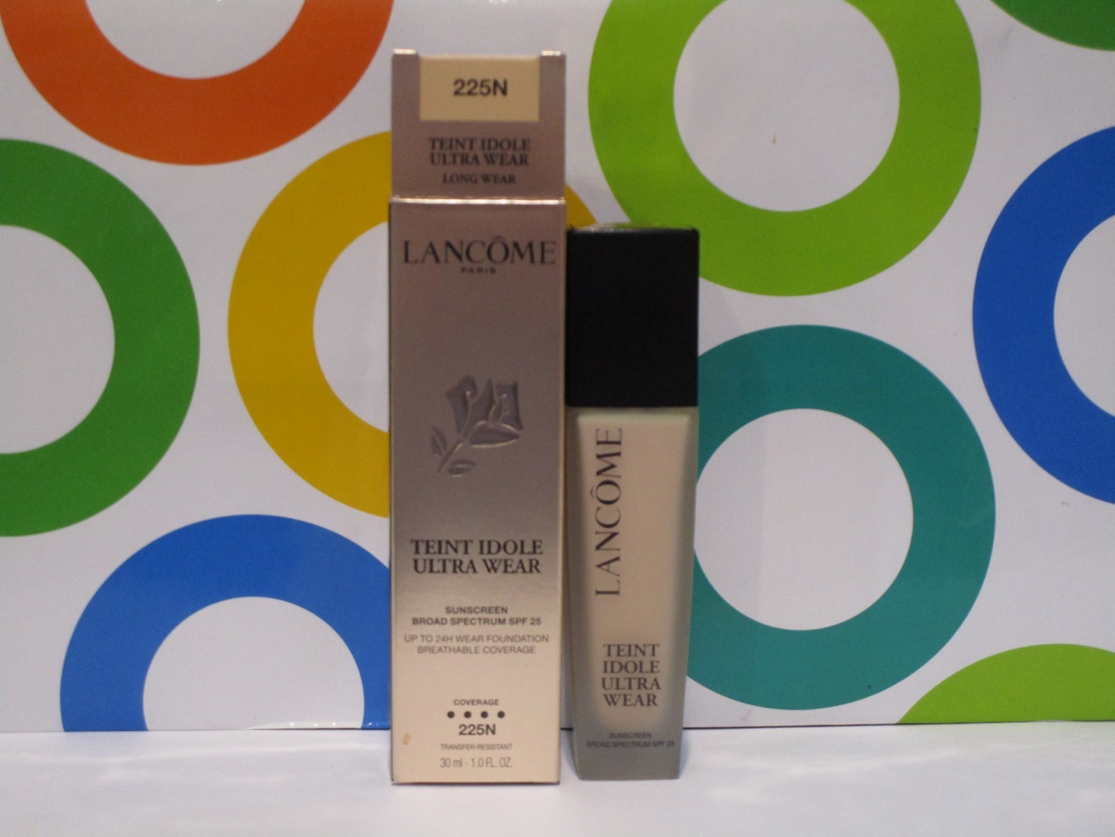 LANCOME ~ TEINT IDOLE ULTRA WEAR LONG WEAR FOUNDATION ~ # 225 (N) ~ 1.0 OZ