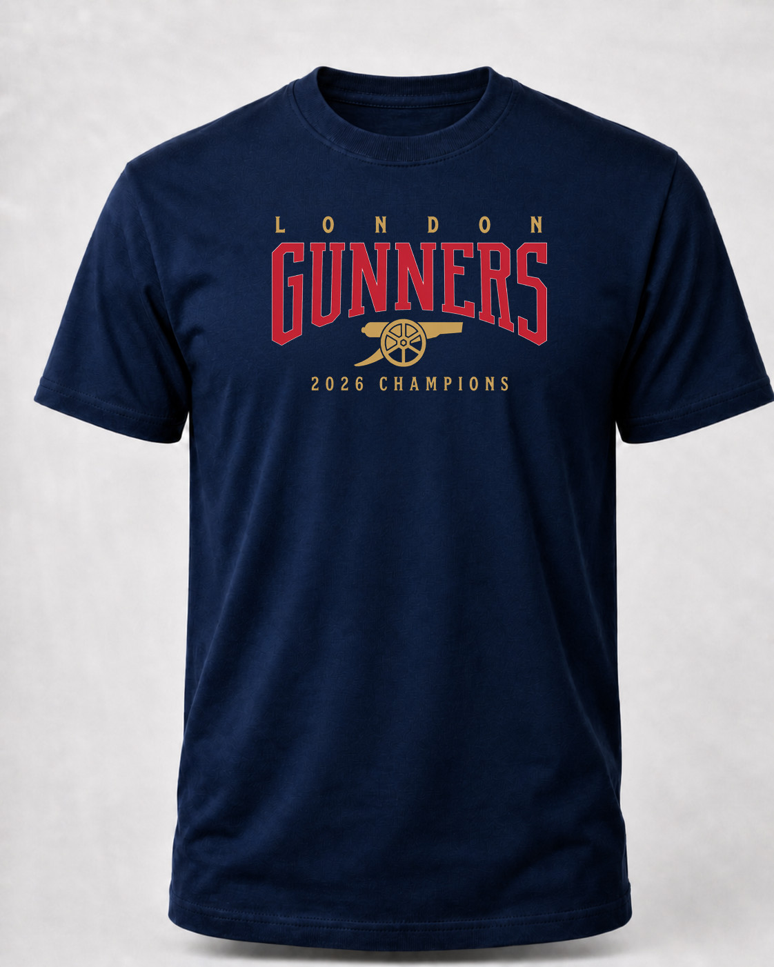 Arsenal FC 2026 Champions London Gunners T-shirt Navy Gift