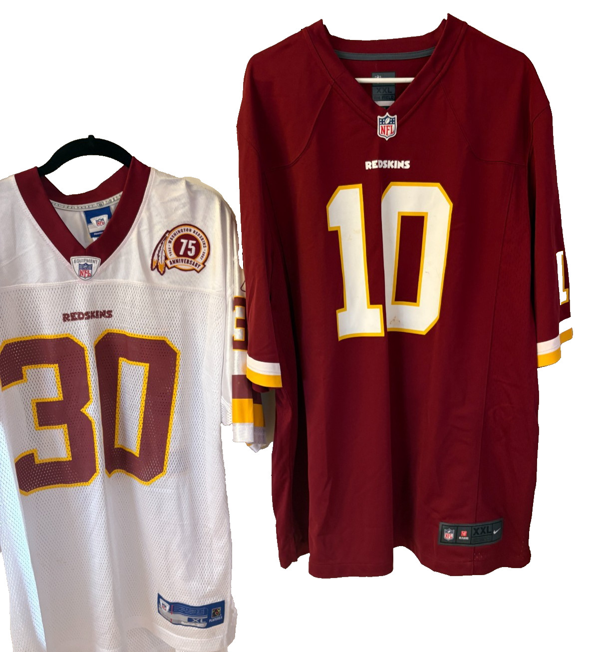 Washington Red Skins Jerseys Robert Griffin III #30 and LaRon  Landry #10