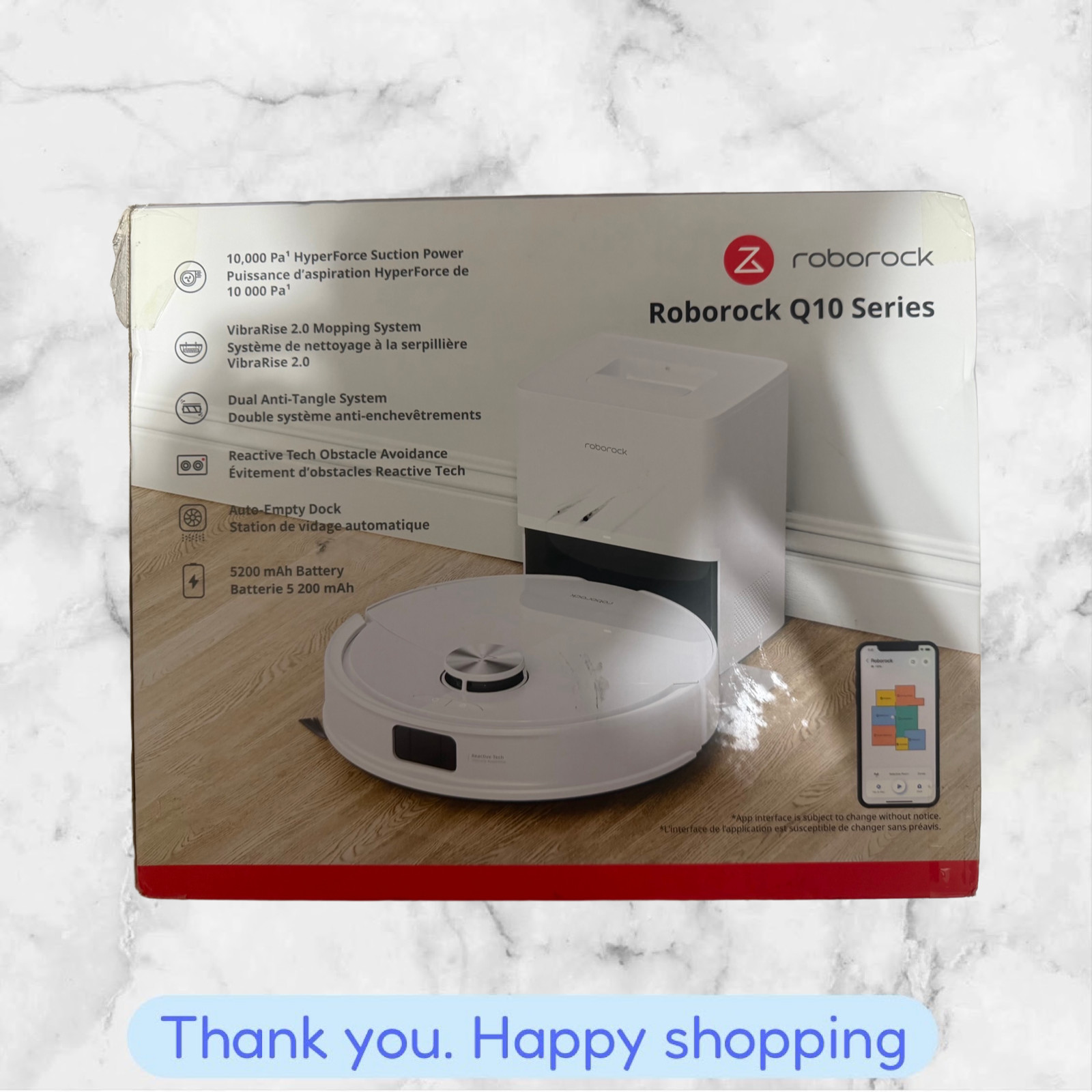 Roborock Q10 Series Robotic Vacuum Cleaner Mop & Auto-Empty Dock Q10VSF+ NEW