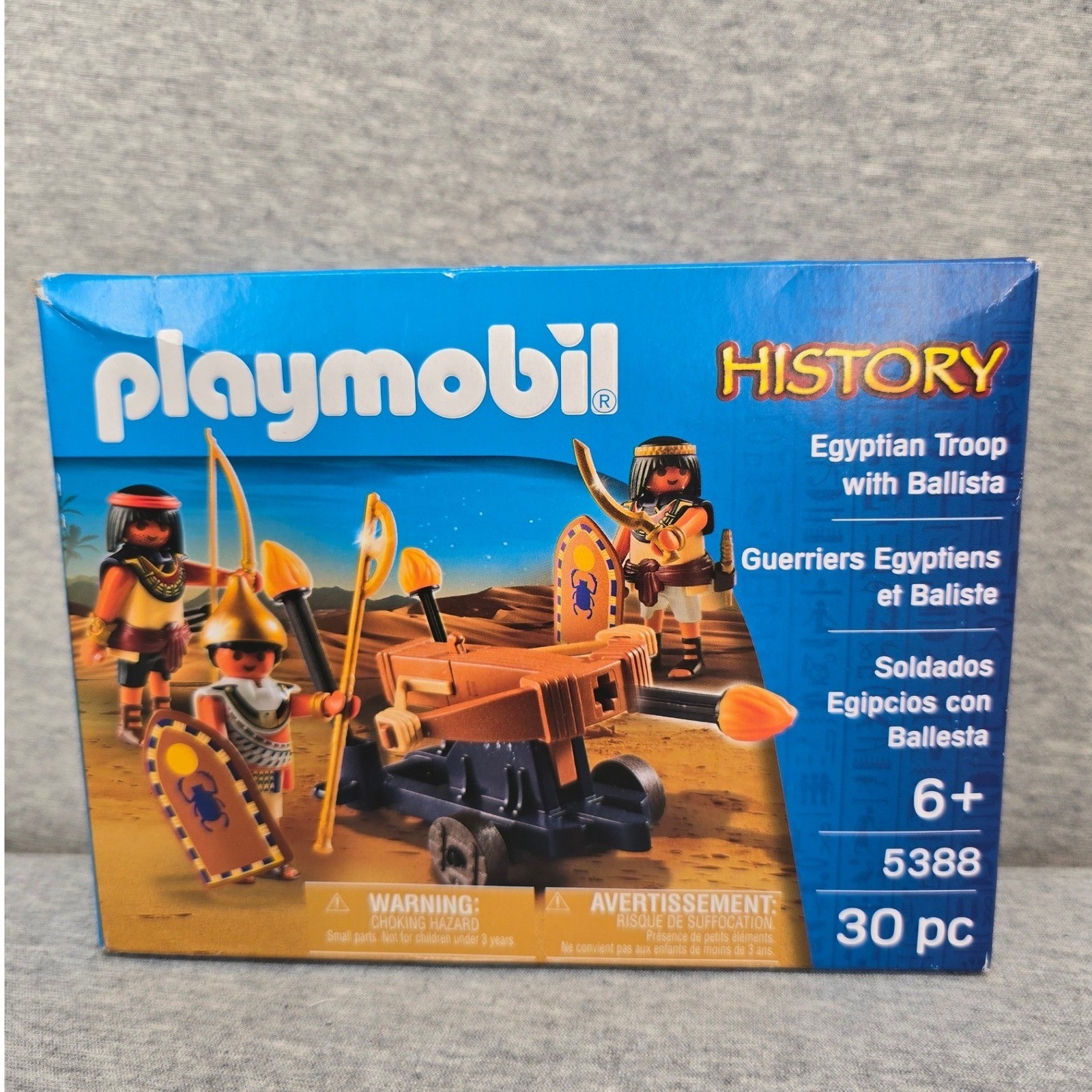 Playmobil History 5388 Egyptian Troop with Ballista 30pc Set New Sealed
