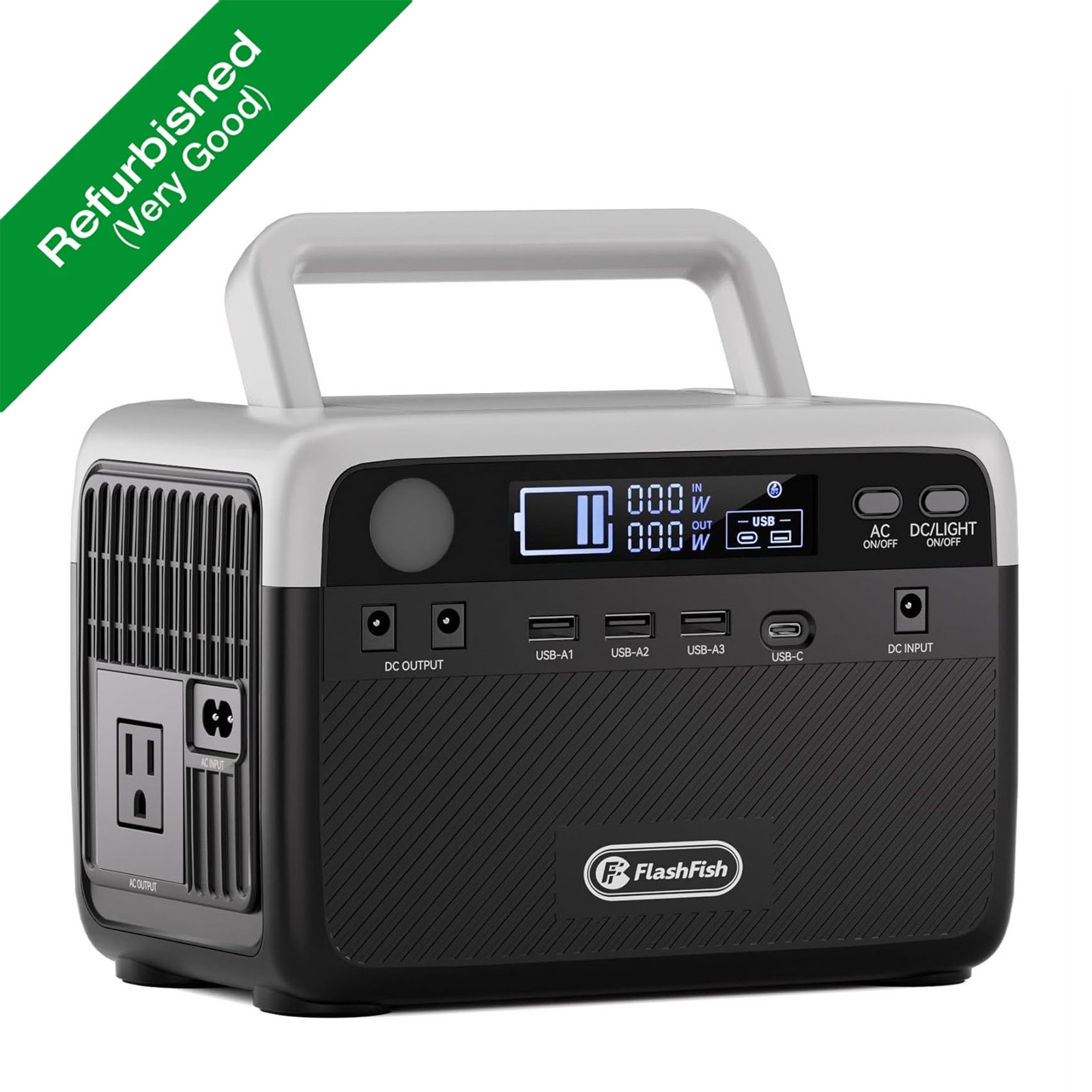 Flashfish BP030B Portable Power Station 300W 230Wh Solar Generator Refurbished