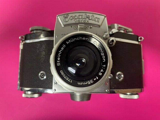 Vintage Exakta Varex VX- SLR 1951-1953 Steinheil Munchen 35mm F4.5 working Vintage Exakta Varex VX- SLR 1951-1953 Steinheil Munchen 35mm F4.5 working