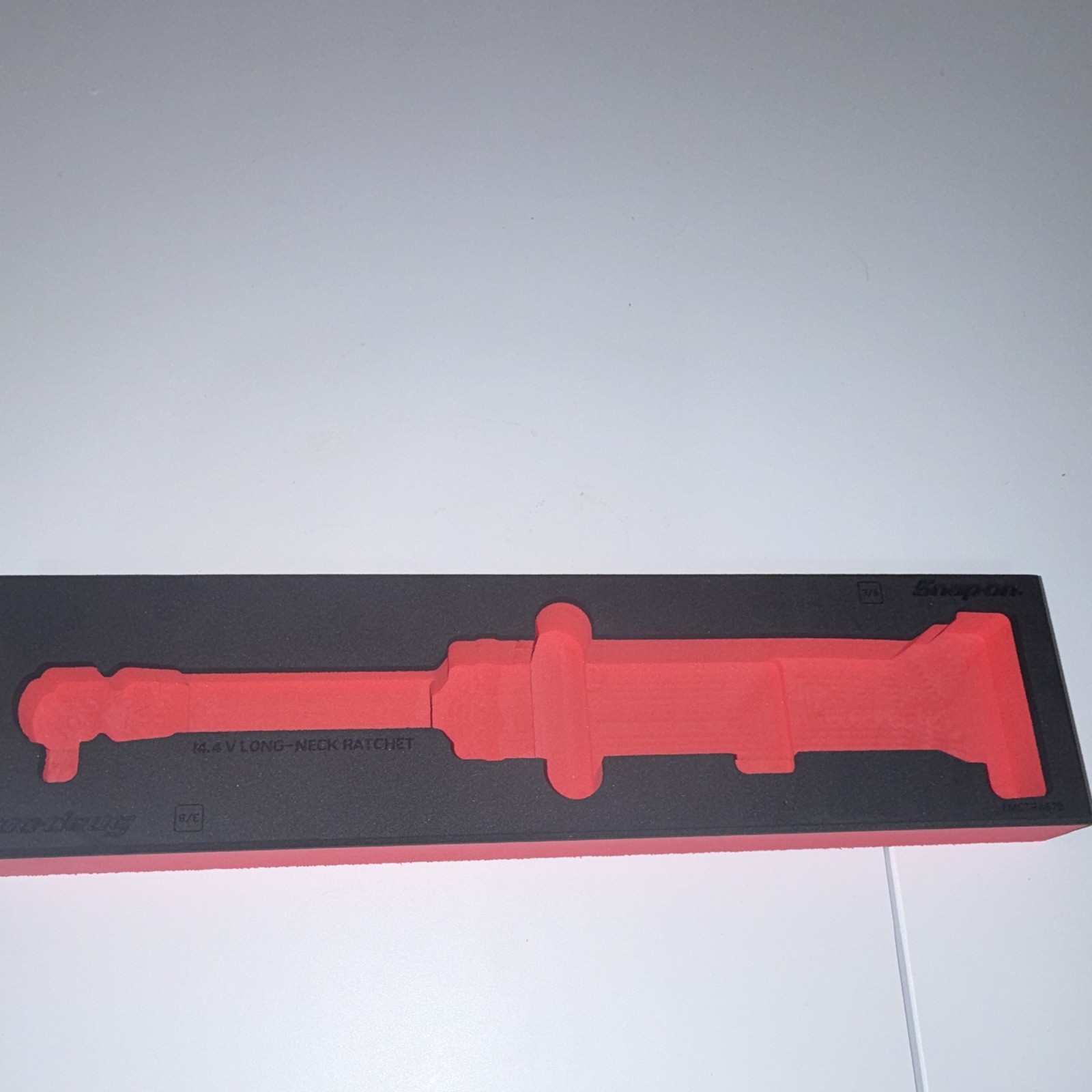 Snap On Tools ProFi Foam 14.4V  3/8 Longneck Ratchet Holder Tray New FMCTR867B