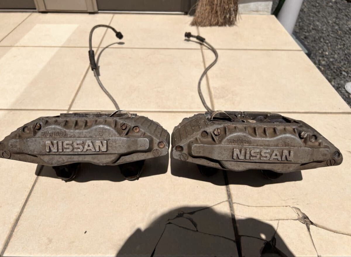 Nissan Genuine Skyline GTR R32 RB26 Z32 4Pot Front Calipers Brake JDM Used