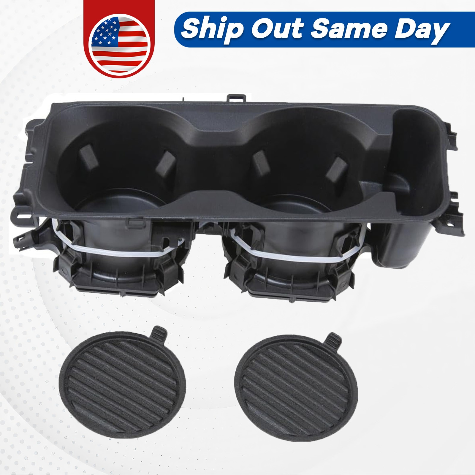 Center Console Cup Holder Without Wireless Charging For 2020-2024 Ford Explorer Center Console Cup Holder Without Wireless Charging For 2020-2024 Ford Explorer