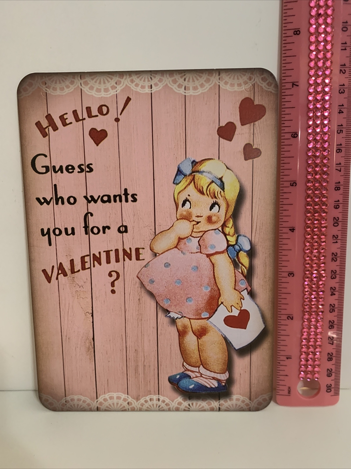 Valentine’s Day Decor VINTAGE STYLE Die Cut Cardboard 5 X 7” Valentine’s Day Decor VINTAGE STYLE Die Cut Cardboard 5 X 7”
