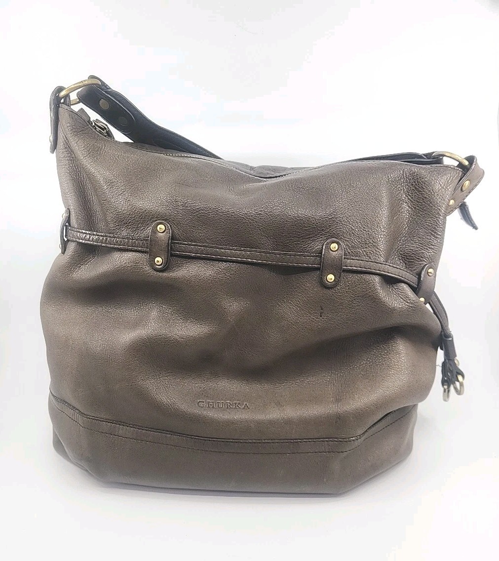 Vintahe Ghurka Original Collection Dark Brown Shoulder Bag. Inside Needs Repair 