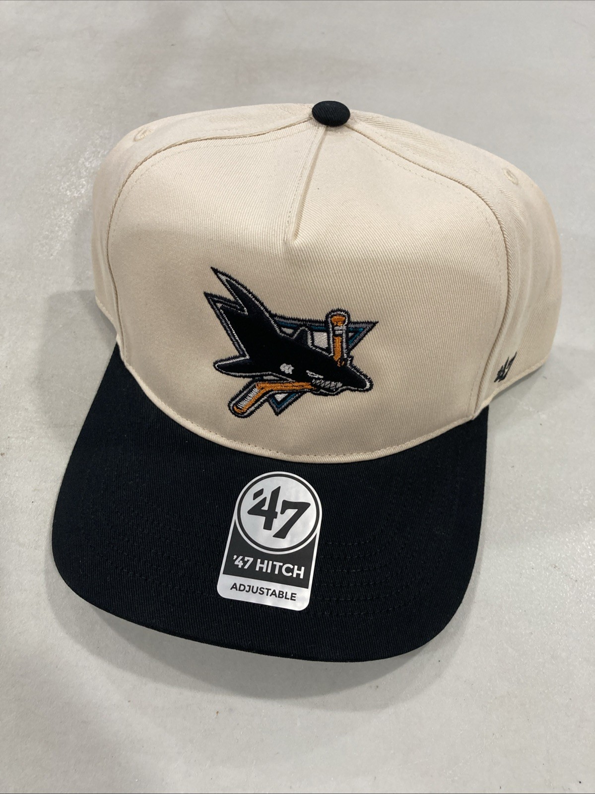 San Jose Sharks NHL 2 Tone Hitch Men's Adjustable Snapback Hat NEW San Jose Sharks NHL 2 Tone Hitch Men's Adjustable Snapback Hat NEW