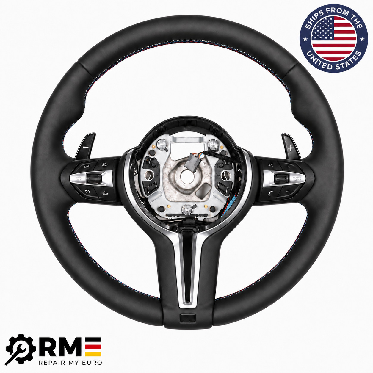 Real Nappa Leather Steering Wheel BMW F30 F80 F82 M3 X3 X5 X6 M4 335 340 320 330