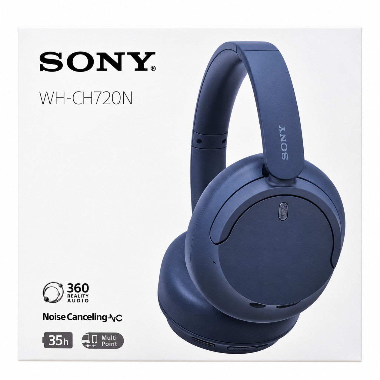 Sony WH-CH720N Wireless Noise Cancelling Headphones (Blue) Sony WH-CH720N Wireless Noise Cancelling Headphones (Blue)