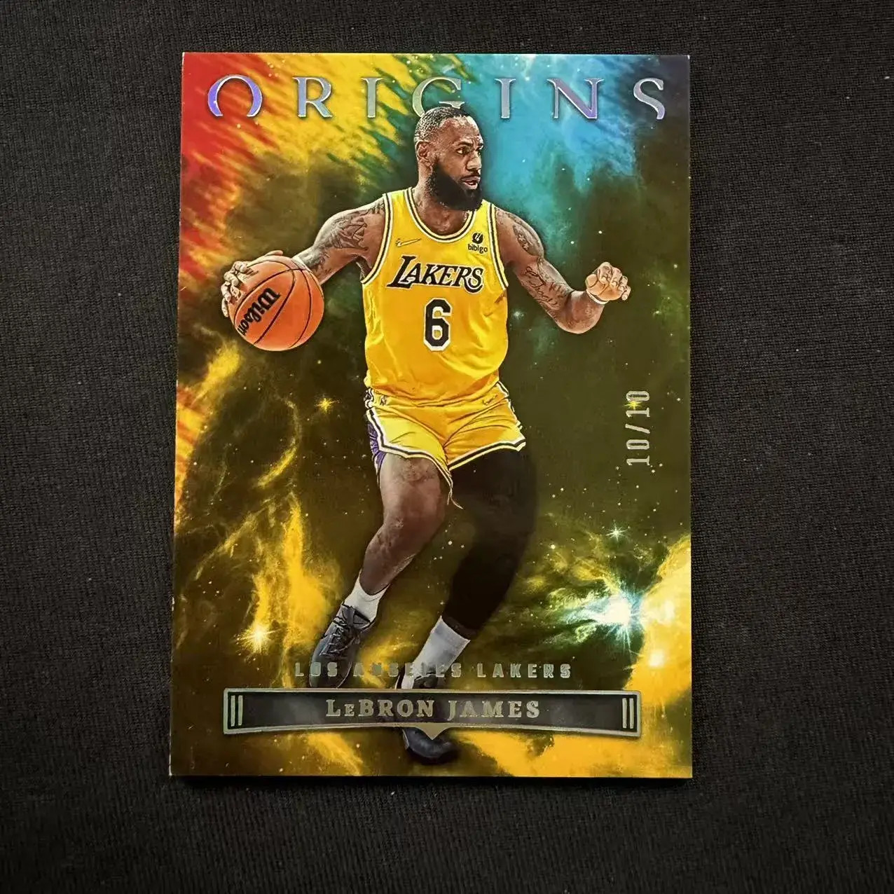2022‑23 Panini Origins LeBron James Gold 10/10 OC58
