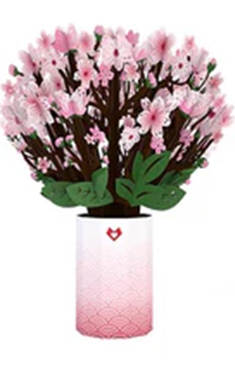 Lovepop BEST & Beautiful Garden Super Pack Cherry Blossom Bouquet, GREAT GIFT