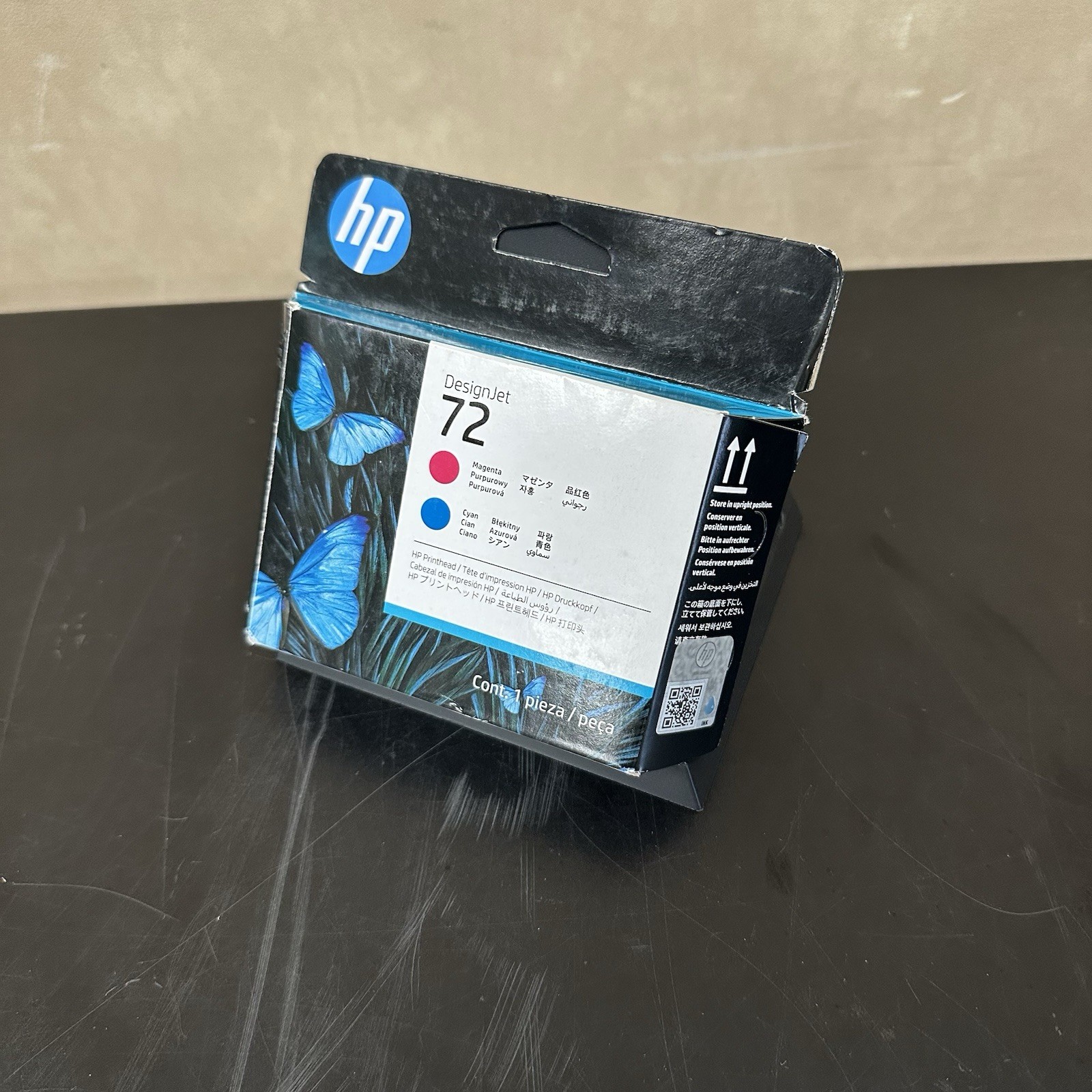 Genuine HP 72 Magenta Cyan Printhead C9383A