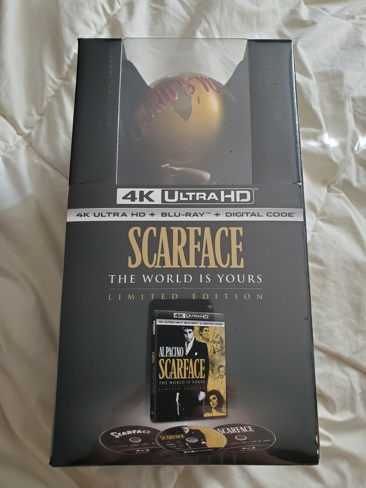 Scarface 4K - The World is Yours Limited Edition Collector\'s Set - New - RARE