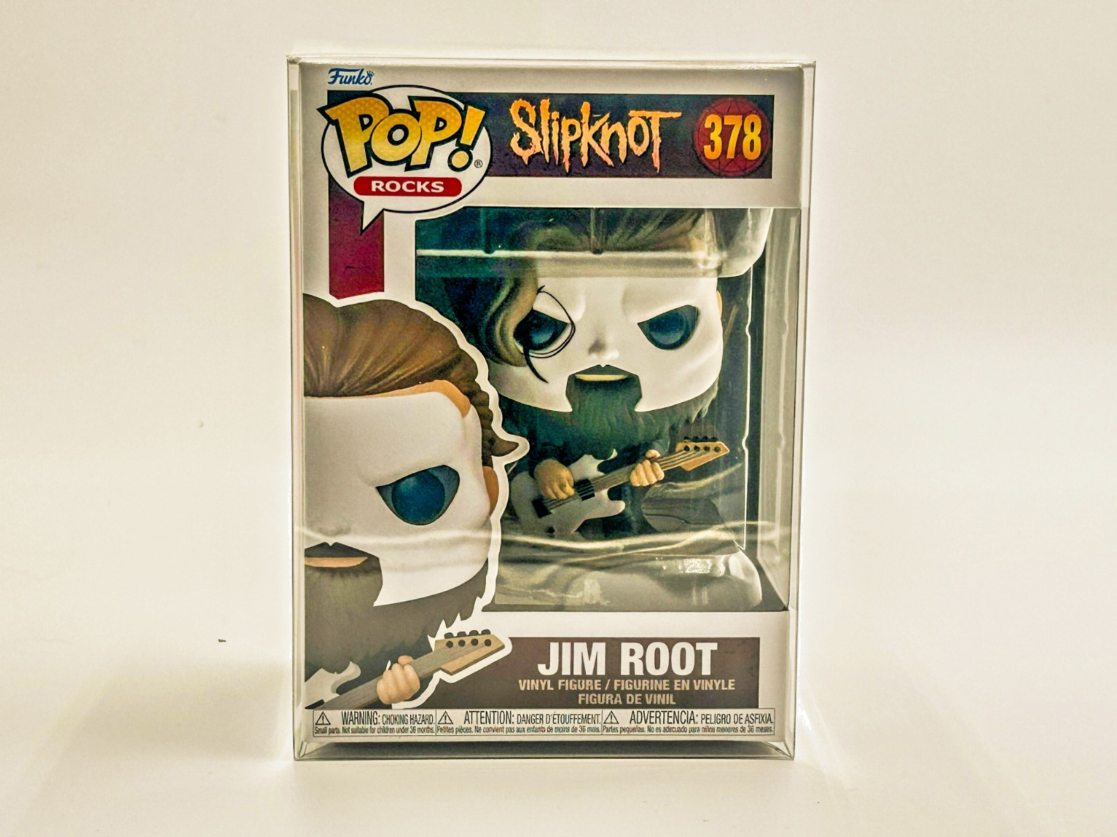 Funko Pop Rocks Slipknot Jim Root #378 NIB w/EcoTek protector Funko Pop Rocks Slipknot Jim Root #378 NIB w/EcoTek protector