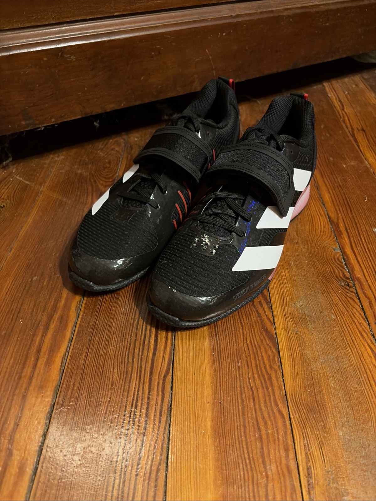 adidas Adipower Weightlifting 3 ‘Black White Pure Ruby’ IH8232 - Size 11