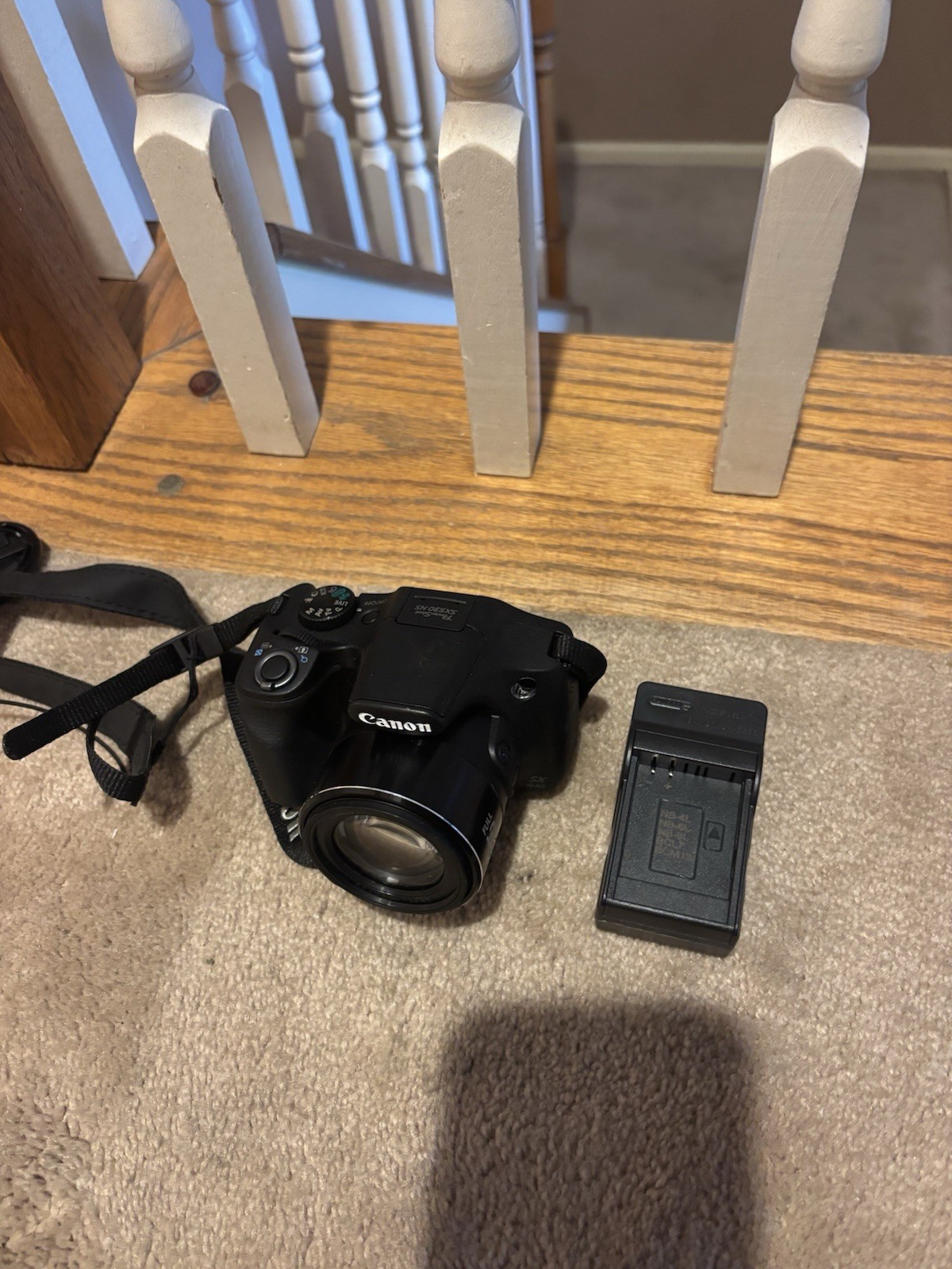 Canon PowerShot SX530 HS 16MP Digital Camera Tested Working w/ Battery & Charger