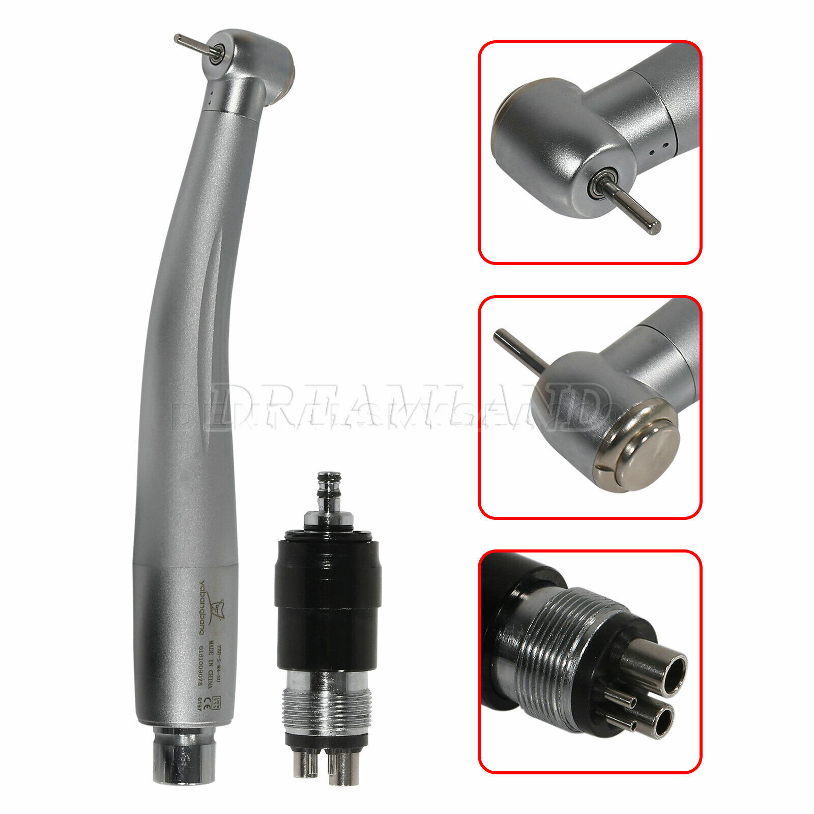 USA Yabang Dental High Speed Handpiece & 4-Hole Quick Coupler EA