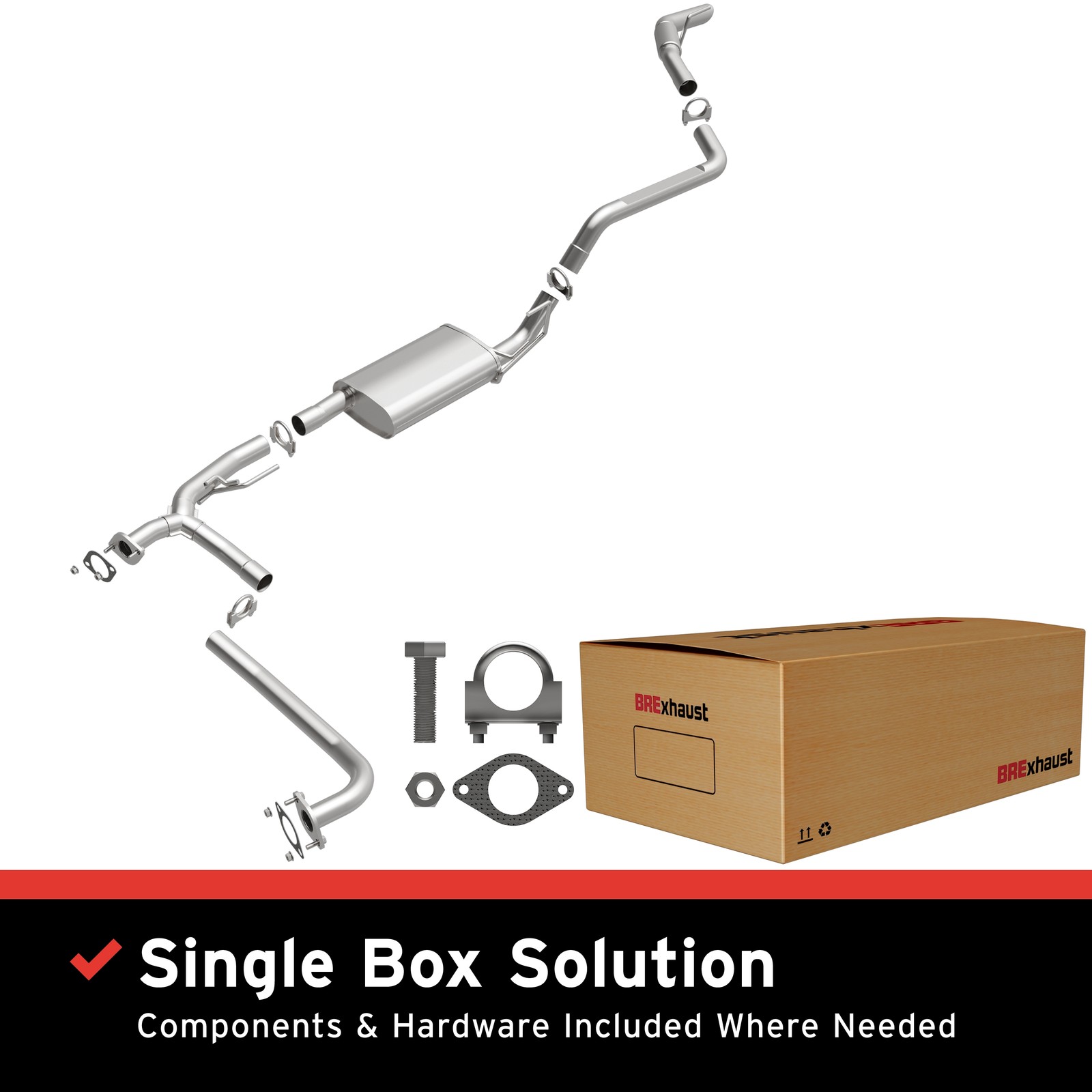 OE Replacement Exhaust System Kit For 2005-2012 Nissan Pathfinder OE Replacement Exhaust System Kit For 2005-2012 Nissan Pathfinder