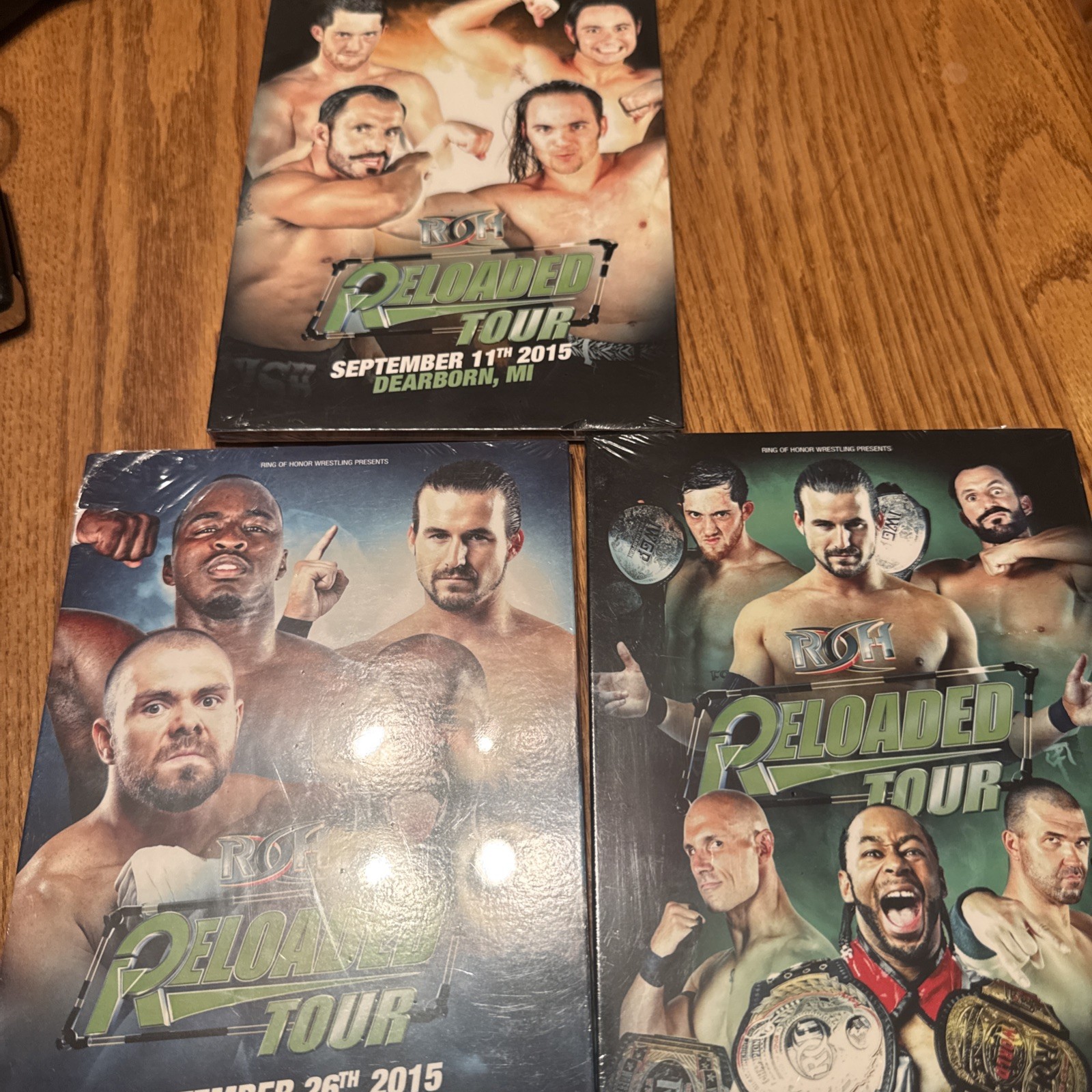 ROH 3 New DVD Lot Wrestling WWE AEW NXT Ring Honor TNA Sealed PWG