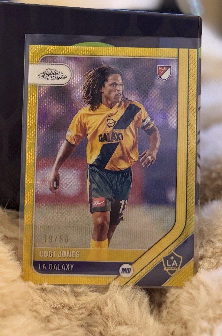 2026 Topps Chrome MLS Cobi Jones Gold Wave Refractor /50 — #146 2026 Topps Chrome MLS Cobi Jones Gold Wave Refractor /50 — #146
