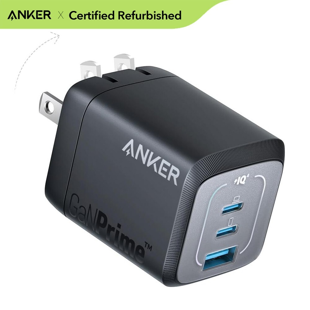 Anker Prime 67W USB C Charger 3Port GaN Wall Charger Fast PPS Charging for Phone