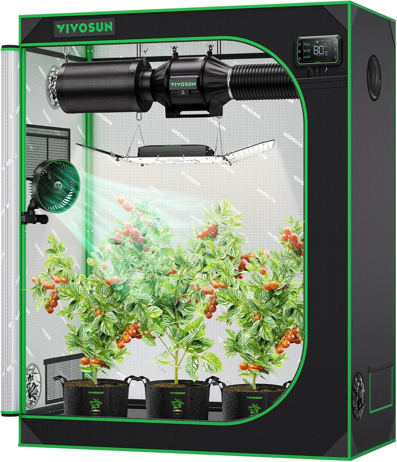VIVOSUN Indoor Grow Tent 4'x2' Non toxic Mylar Room Reflective 48