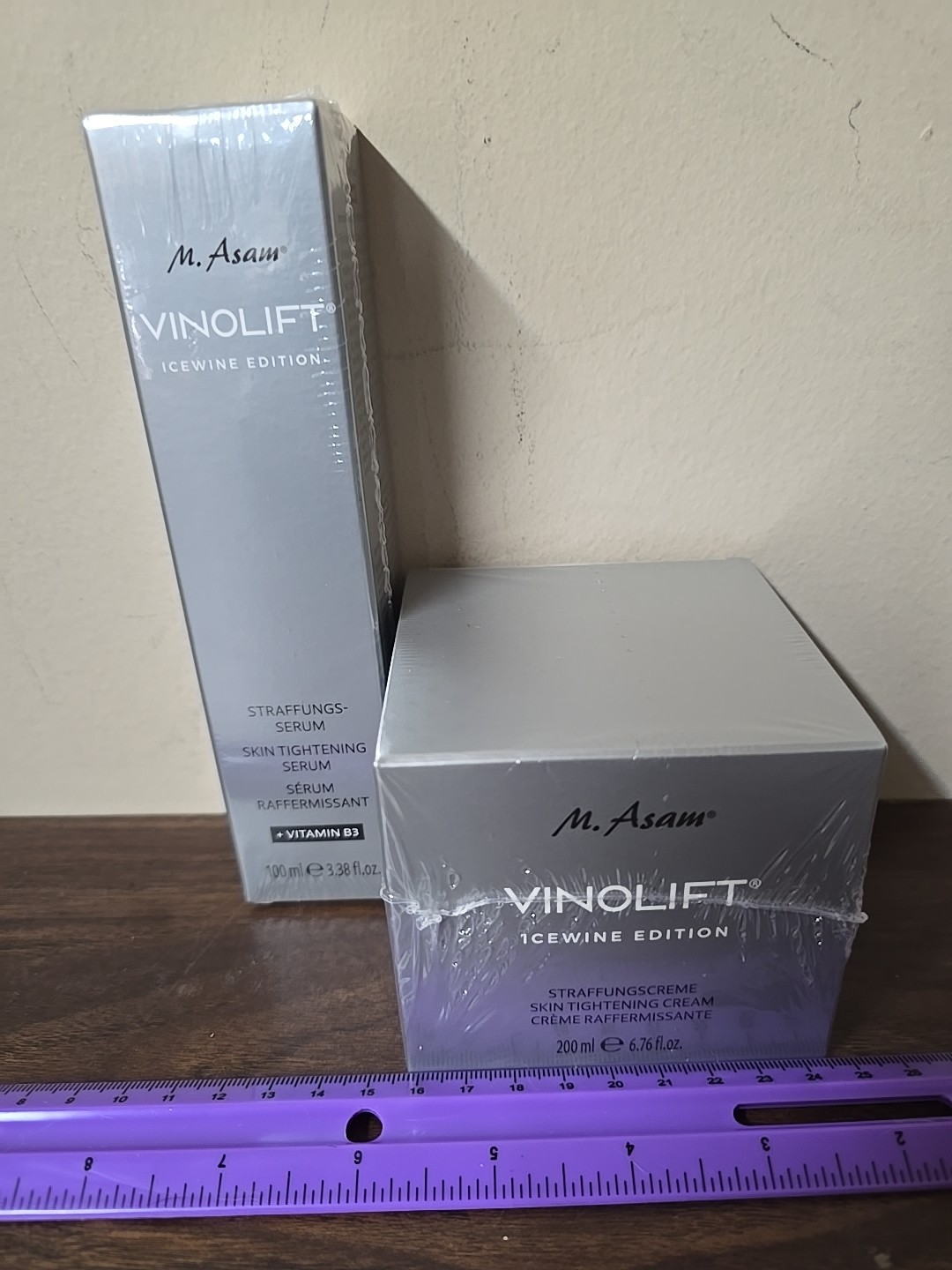 M. Asam Vinolift Icewine Edition Skin Tightening Cream 6.76 Oz  & Serum 3.38 Oz