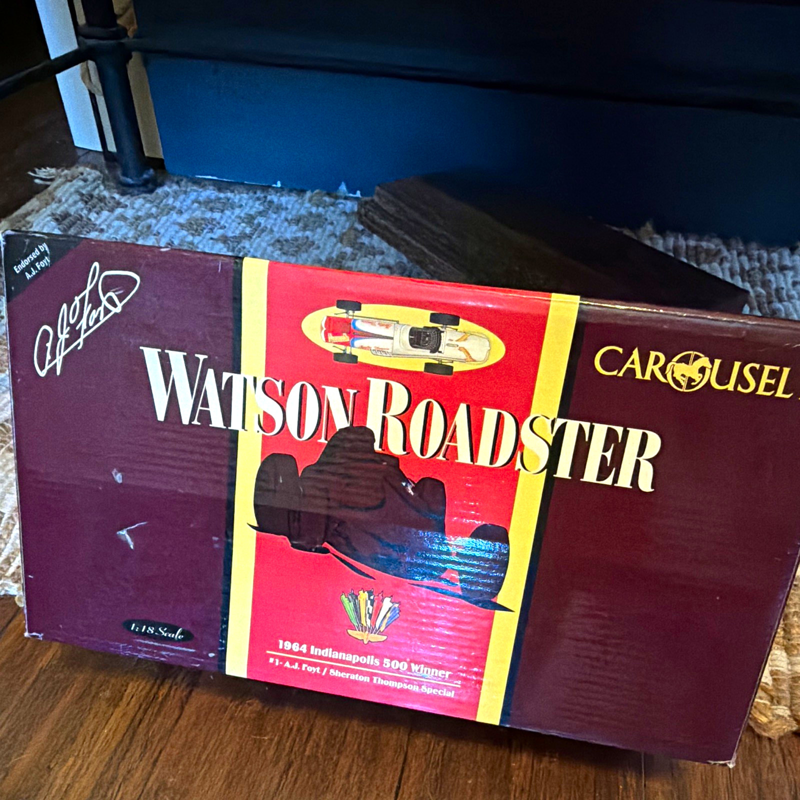 Carousel 1 Watson Roadster 1964 Indy 500 A.J. Foyt 1:18 Diecast LE
