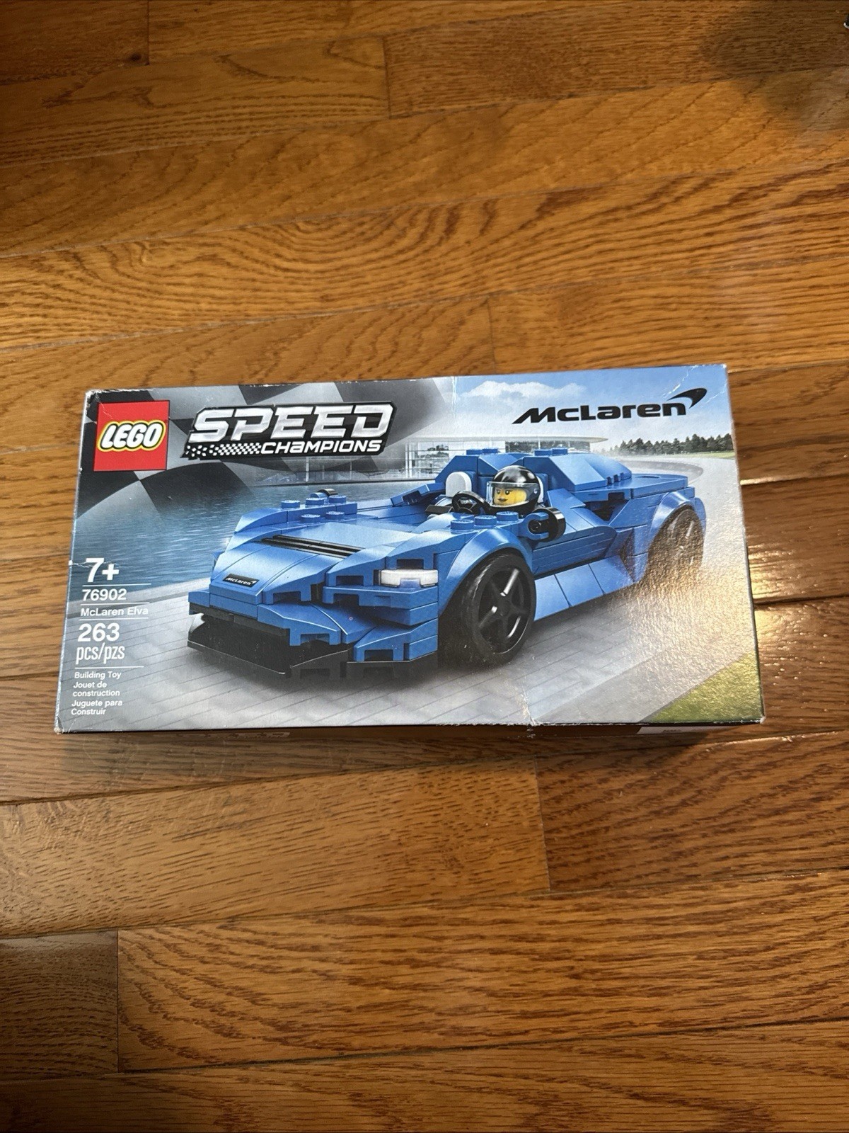 LEGO SPEED CHAMPIONS: McLaren Elva (76902) BOX DAMAGE LEGO SPEED CHAMPIONS: McLaren Elva (76902) BOX DAMAGE
