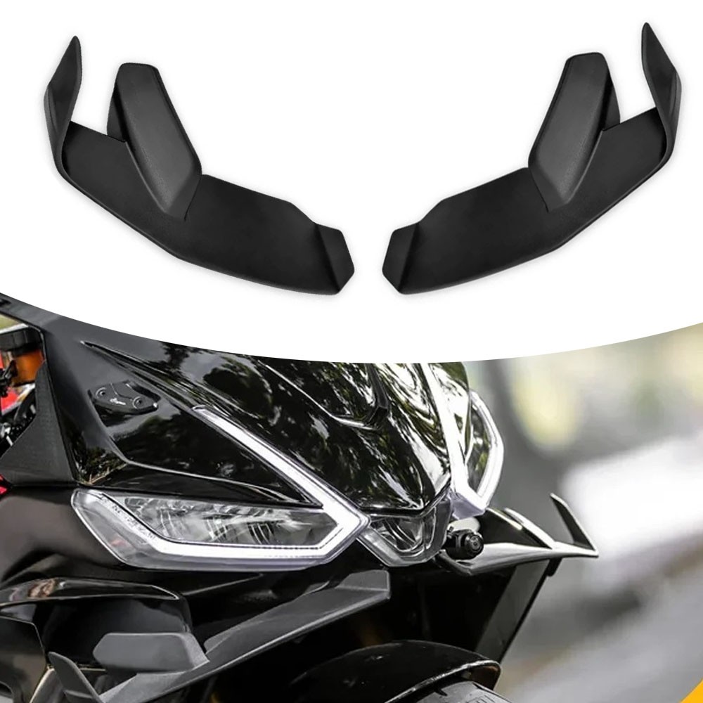 Front Spoiler Winglet Aerodynamic Wing For Aprilia RS660 RS 660 2020-2024 Front Spoiler Winglet Aerodynamic Wing For Aprilia RS660 RS 660 2020-2024