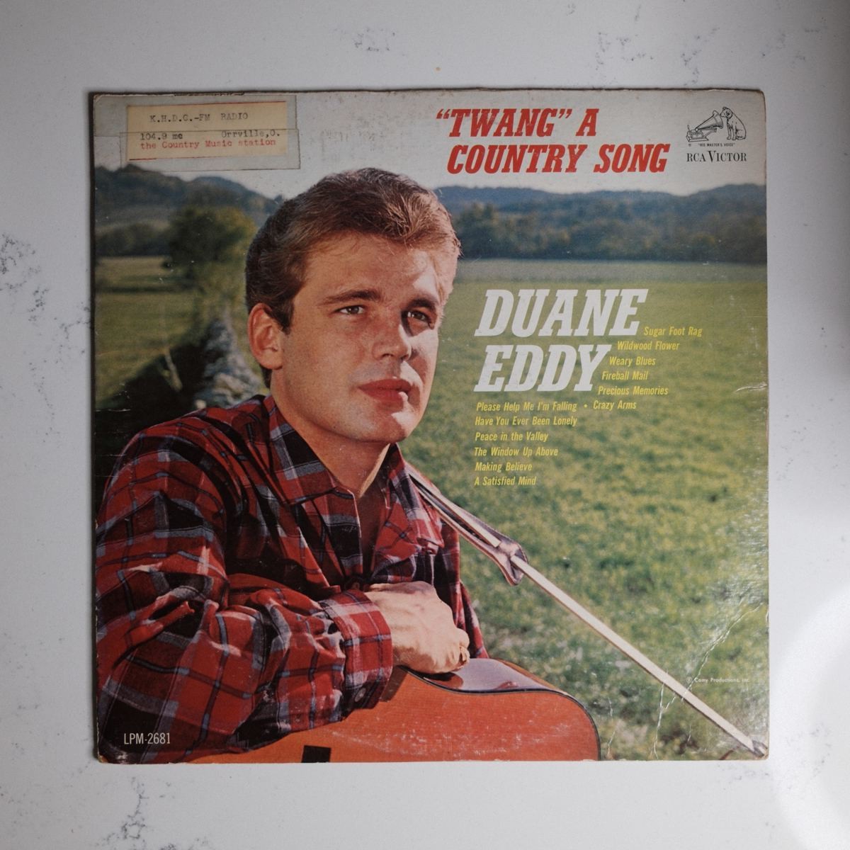 Lot of 12 Folk Country Vinyl LP Records – Duane Eddy + more