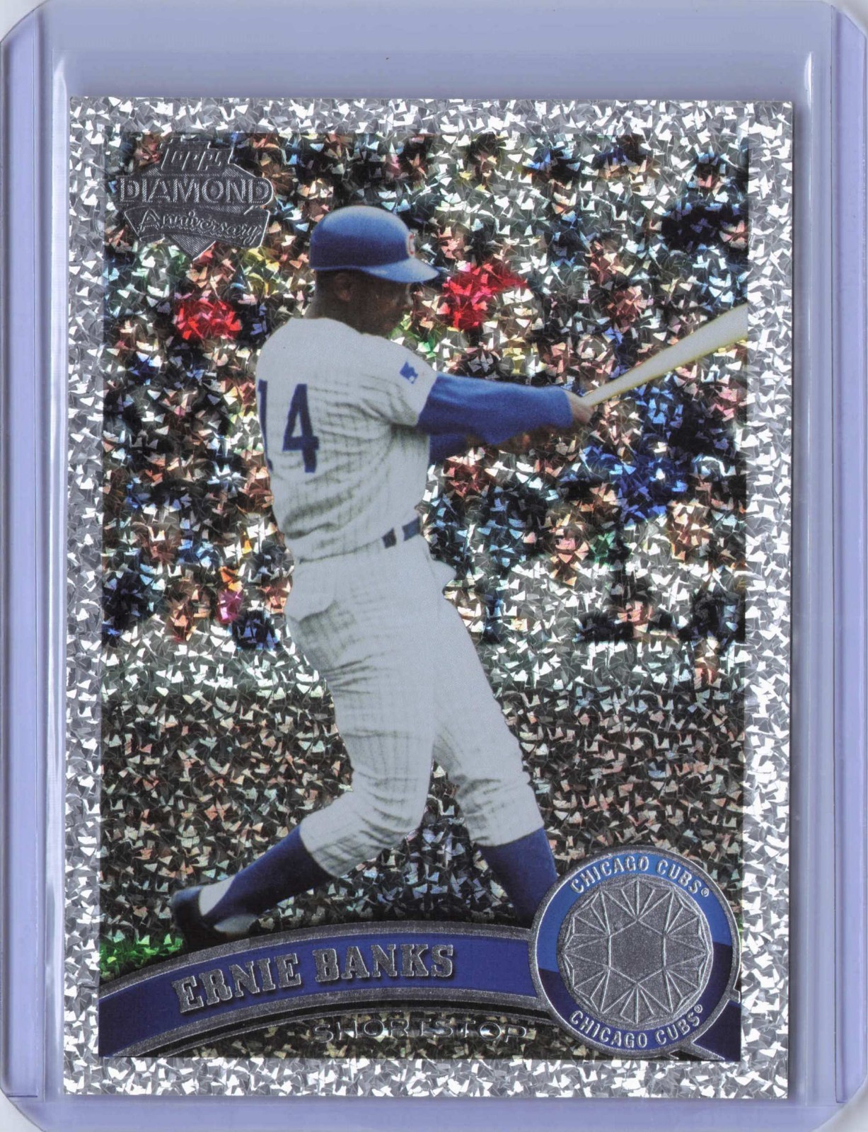 Ernie Banks #247 2011 Topps Diamond Anniversary Legend Variation Chicago Cubs SP