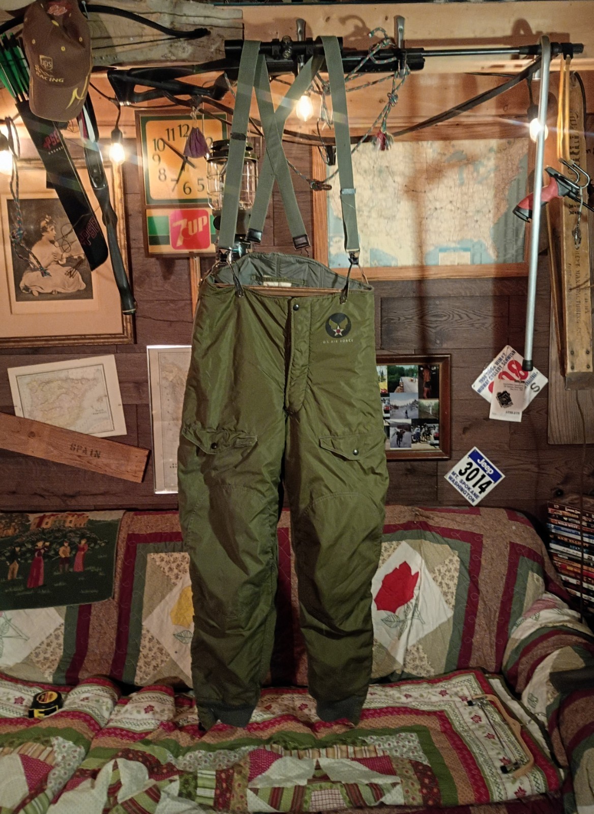 US Air Force Type F-1B Flying Man's Trousers Sz 36 Vtg USAF 1961 Museum Quality US Air Force Type F-1B Flying Man's Trousers Sz 36 Vtg USAF 1961 Museum Quality